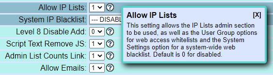IP Lists