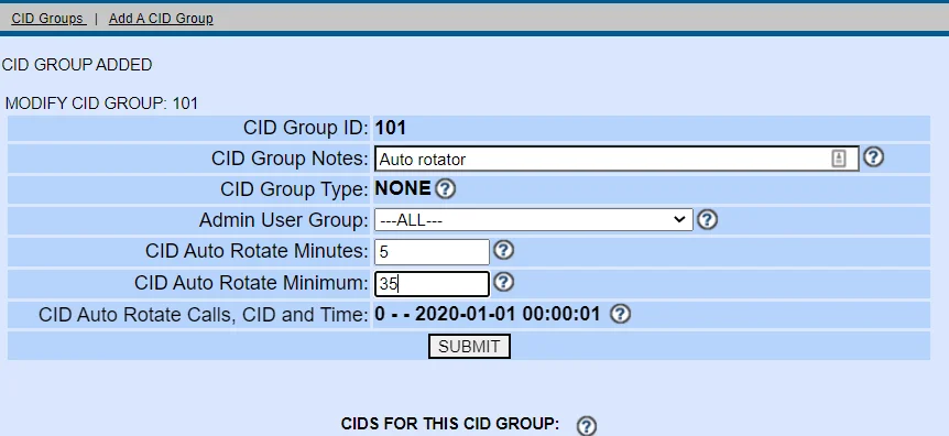 How to - Use CID groups 13 auto rotator