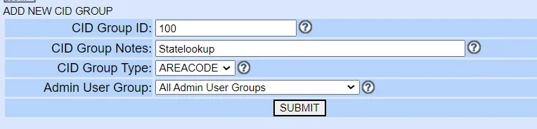 How to - Use CID groups 4 CID group - state lookup