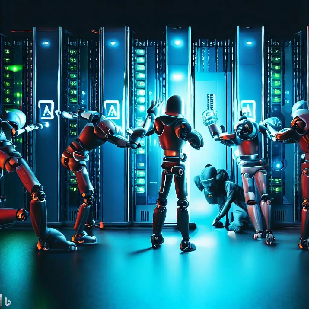 Robots trying to hack in