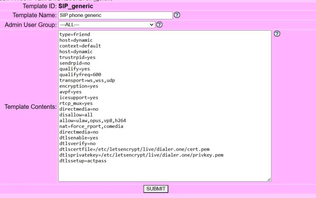 webrtc template